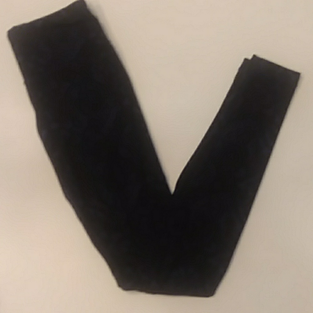 Lululemon 4 black blue print wunder under leggings
